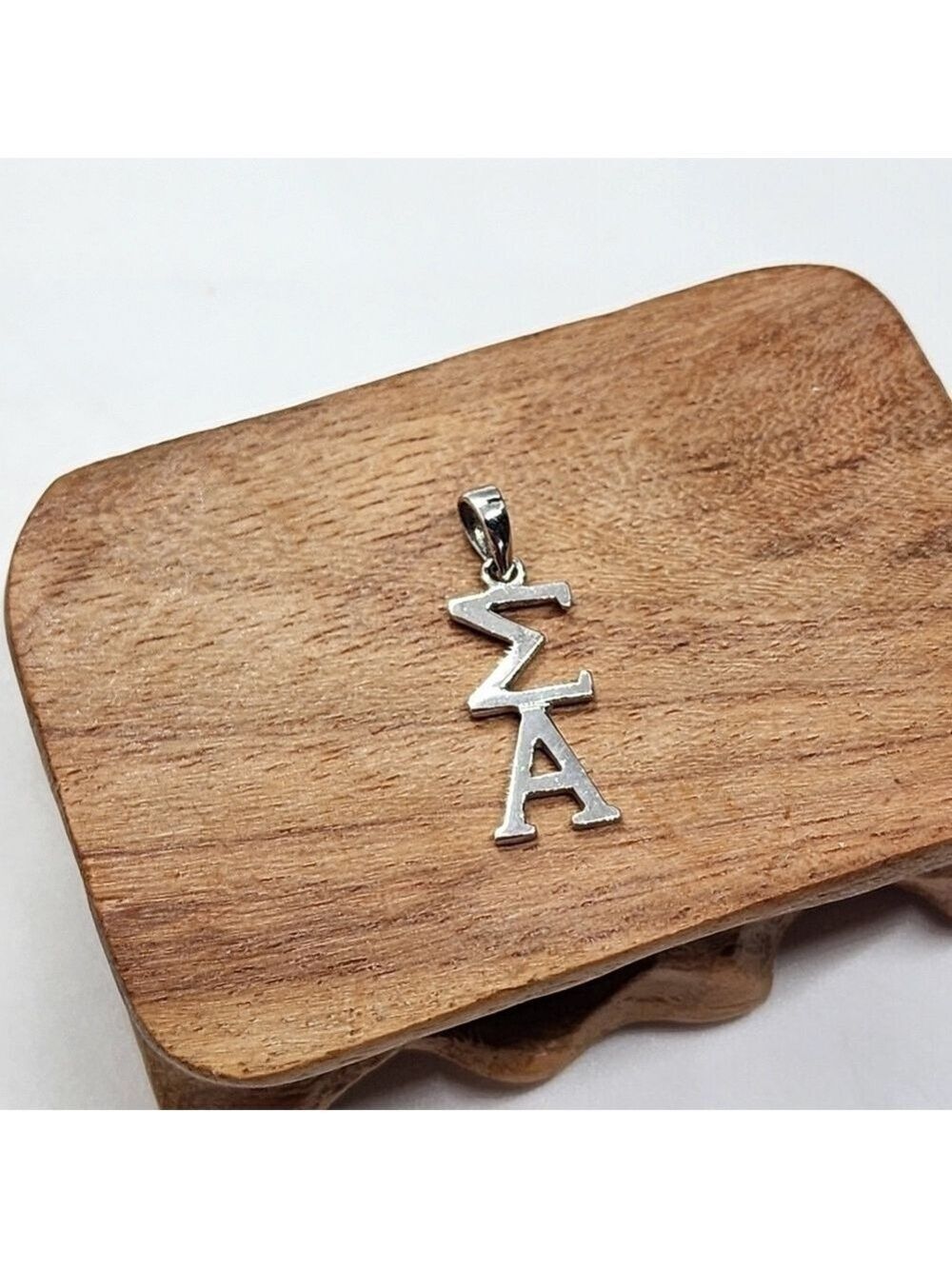 Sigma Alpha sterling silver 925 pendant Necklace charm